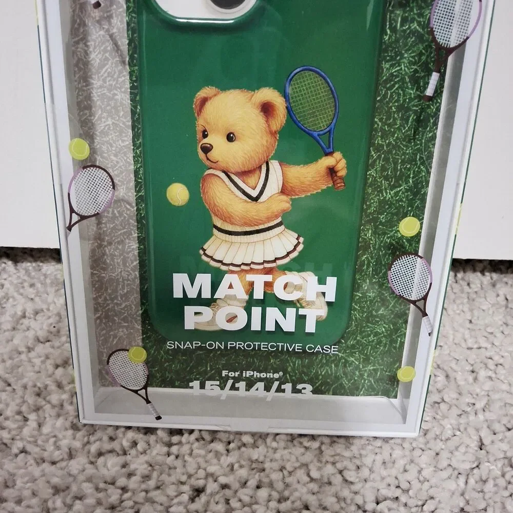 iPhone 15/14/13 MVMT Match Point Tennis Protective MagSafe Cellphone Case Green
